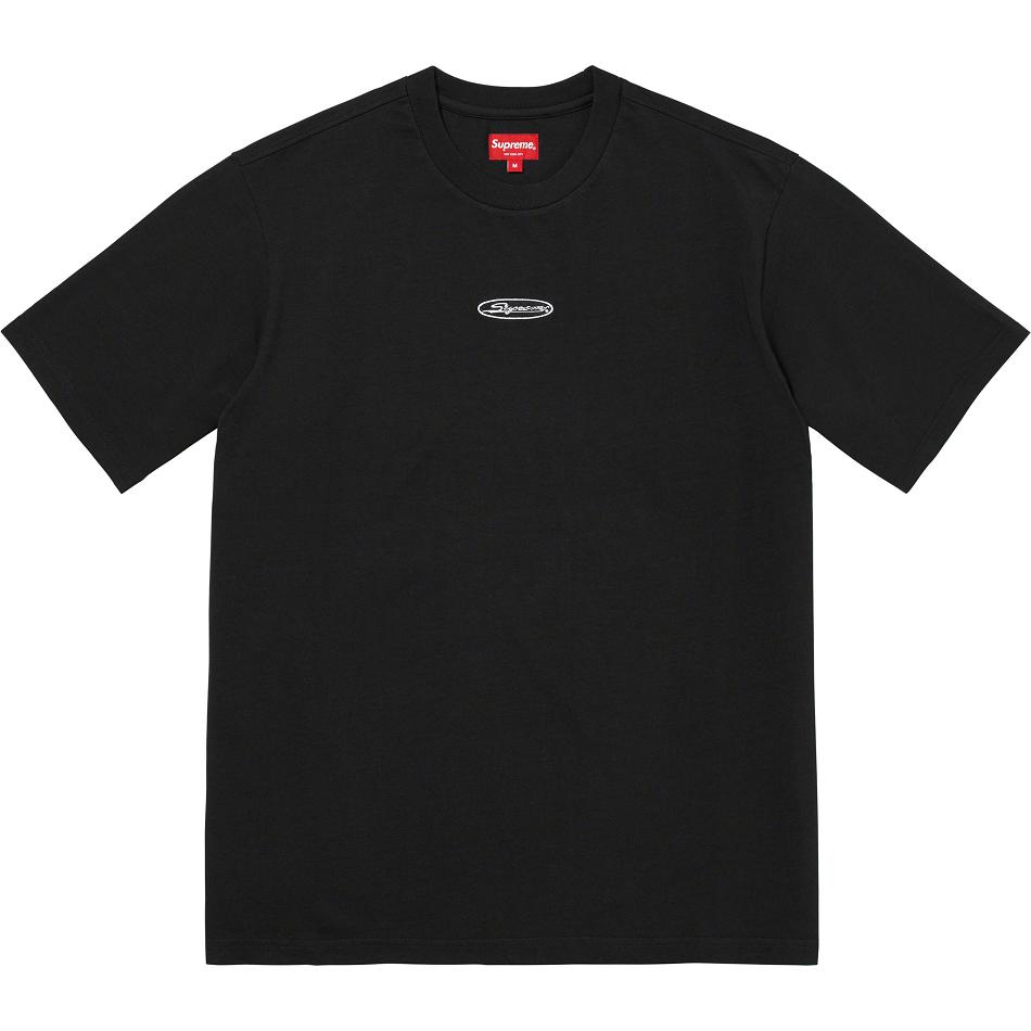 Suéteres Supreme Oval Logo S/S Top Negras | Supreme 292ZG